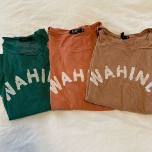 Dolkii wahine tee shirts